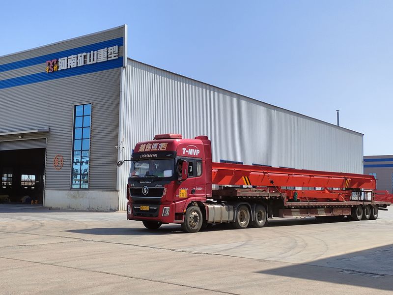 電動葫蘆門式起重機  MHxh10t—14m 外懸3.5/1.5m 制作完成，發(fā)往青海交付客戶使用